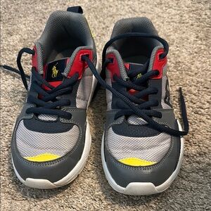 Polo by Ralph Lauren Kids' Gray and Yellow Sneakers